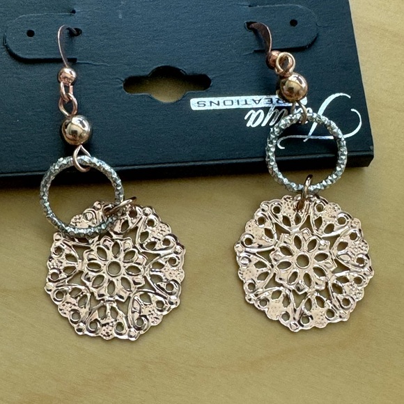 High-End Department Store Designer One of Kind Statement Earrings - Picture 5 of 5